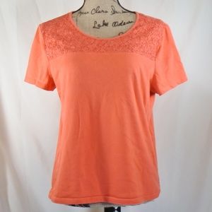 Jaclyn Smith sequin floral tee